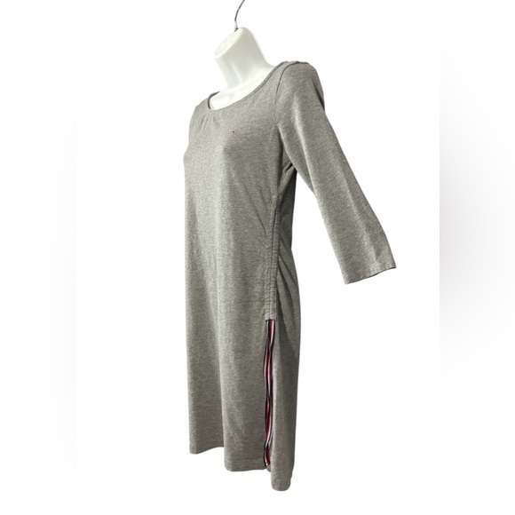 Tommy Hilfiger, T-Shirt Dress, Medium, Gray - Picture 6 of 8